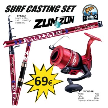 ZUN ZUN SURFCAST COMBO SET 